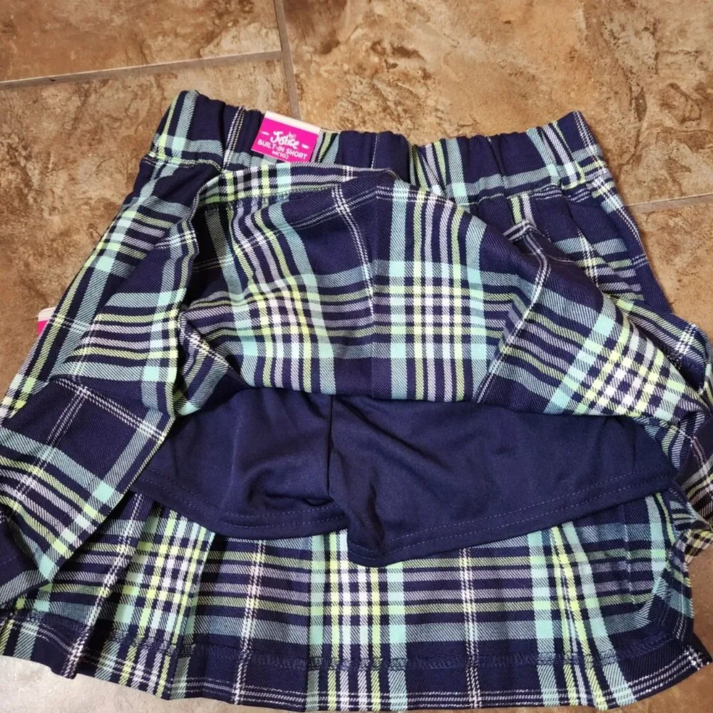 Justice Girls Plaid Skort Size Medium 10